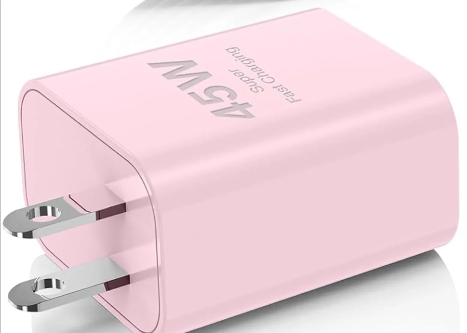 CARGADOR PARA CELULAR GENÉRICO ADC-PD005 USB-C 45W ROSADO, vista 4